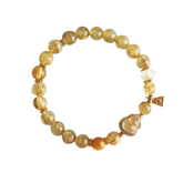OZ Dorothy Series YE1001 Rutilated Quartz Citrine Bracelet